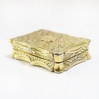 Victorian English Gilt Silver Vinaigrette By Nathaniel Mills  Birmingham