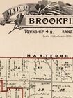 1899 Map Of Brookfield Trumbull County Ohio 16 X 20  20 X 24 Or 24 X 30