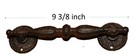 Rustic Americana Casket Handles  Solid Cast Iron  6 Handles - Hw-100