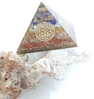 Big 9 Cm Chakra Layered Healing Orgone Pyramid Reiki  7 Chakra Symbol