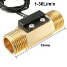 G1 2  Hall Effect Liquid Flow Sensor Switch Flowmeter Meter 1-30l min Sen-cl21w
