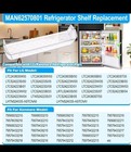 Upgraded Fit Lg kenmore Man62570801 Refrigerator Door Bin Shelf  Ltcs24223