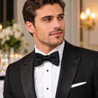 Men   s 100  Silk Satin Self Tie Bow Tie     Adjustable Formal Tuxedo Neckwear