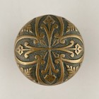 Antique   Norwalk   Brass Or Bronze Door Knobs And Rosettes Lot Of 4
