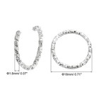 Open Jump Rings 50pcs 18mm O-ring Connectors For Jewelry Making  Silver