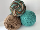 Red Heart Super Saver Acrylic Yarn Bundle lot Of 9 Skeins reef Combo Set