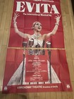 1980 Evita Theater Broadway 2 Sheet Poster - 84    X 41    - Vintage - Folded
