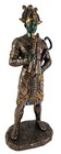 10 3 8 Egyptian Osiris God Of Dead Afterlife  Flail   Crook Statue Bronze Finish
