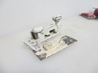 Large Victorian Brass Sash Window Latch Lock Fastener Catch Old Handle Antique