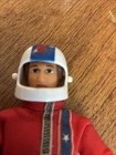 1975 Vintage Evel Knievel Racing Set Action Figure With Helmet No Wind Visor