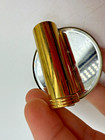 Vintage Makeup Compact  Mirror Lipstick Tube Flip Combination Mop