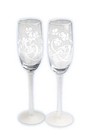 Precious Moments Bluebirds Of Happiness Wedding Toasting Glasses