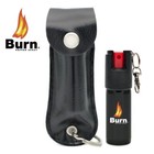 6 Pack Burn Pepper Spray Keychain Holster Case 1 2oz Self Defense Security Black