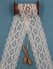 Antique French Bobbin Lace Ribbon Linen Cream Le Puy Vintage Trim By The Yard