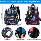 Accmor Toddler Harness Backpack Leash  Baby Dinosaur Backpacks 