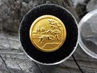 Old Rare Vintage Antique War Relic Indiana State Seal Vest Button 