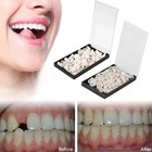 1 Box False Teeth Crown Repair Kit Dental Anterior Veneers Fake Tooth Cap Crown