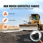 Weed Barrier Geotextile Fabric 6x100ft Ground Cover 8oz Weed Control Mat