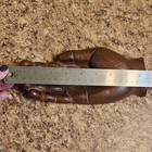 Brown Hand Wall Plaque Sculpture  Open Hand  8 In X 3 In Single Piece