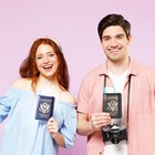 Passport Holder Cover And Card Case Slot Combo Rfid Blocking Leather Travel Pass