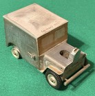 Vintage Baier Wwii German Ges-gesch Willys Jeep Petrol Lighter   Ashtray Antique