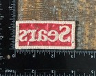 Vintage Sears Automotive Mechanic Mall Retail Store Advertising Logo Patch Red