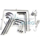 Charnley Initial Incision Retractor Complete Set Of 10 Pcs Surgical Instruments
