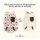 Lucy   Co  The Jingle Bells Christmas Reversible Teddy Dog Vest X-large New