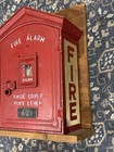 Vintage Safa Fire Alarm Pull Station Fireman Red With Working Internals 1930-40s