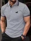 Men Polo Shirt Classic Golf Sports Summer Top Button Casua Short Sleeve Quick