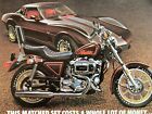1979 Harley Davidson Xlh-1000 Motorcycle Print Ad Corvette