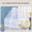 Sh-ruidu 1pc Crib Dome Net Baby Child Mosquito Net Newborn Foldable Mosquito 