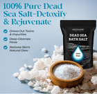   dead Sea Salt Bath Soak 14 Oz Pure Natural Mineral Salt For Bath   Foot Soak  