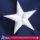 American Flag 3x5 Ft- Embroidered Stars sewn Stripes durable And Long Lasting Ny