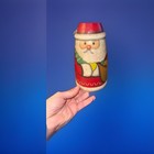 Vtg Authentic Models Balance Santa Metal Rustic Bobber  Stunning  12    Tall