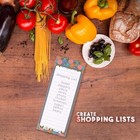 6-pack To-do-list Magnetic Notepad  Floral Designs  60 Sheets Per Pad