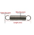 304 Stainless Steel Expansion Extension Tension Spring Wire Dia 0 3-1 5mm