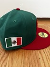Team Mexico Hat Fitted Mens 7 3 8 Green Red World Baseball New Era 59fifty Wbc