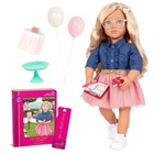 Our Generation Emily Posable 18  Party Planner Doll   Storybook