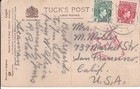 1940 Nigeria  53-54 On Censored  Tucks Post Card To Us  d