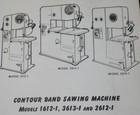 Doall 2612-1 1612-1   3613-1 Bandsaw Saw Operations Maintenance Manual 51 Pages