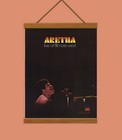 Aretha Franklin Live At The         original Promo Ad  Mounted W magnetic Frame 