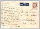 Vintage Oslo City Hall Norway Postcard  Batservice Tour Boat  1978 Airmail