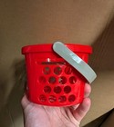 New Target Cute Mini Shopping Basket Red Party Favor Spitz Plastic 