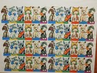 Vintage 15 1 2  X 12 1 2  Made In England Dog Cat Puppy Kitten Picture Scraps