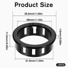15pcs Round Cable Snap Bushing Grommets  1-1 4  32mm  Plastic Hole   