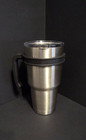     yeti 24 Oz Tumbler Lid Stainless Steel Black Beast Handle    free Shipping    