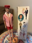 Mattel Ken Barbie Vintage 1960s 12in Doll W  Box Red Swimsuit Outfit