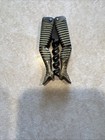 Antique German Lady Legs Corkscrew Green   Cream Stripes Celluloid