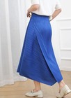 Miyake Pleated Loose Irregular Skirt Wome2025 Summer Autumn New High Waist Kore